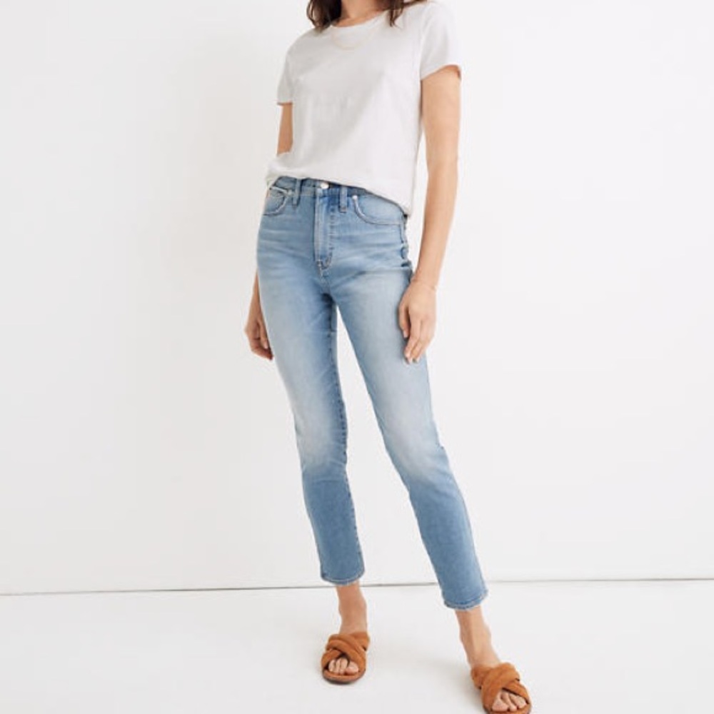 COPY - Madewell 10” High Rise Skinny Crop